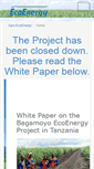 Mobile Screenshot of ecoenergy.co.tz